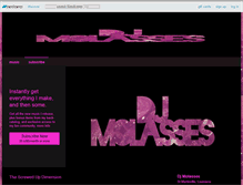 Tablet Screenshot of djmolasses.bandcamp.com