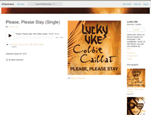 Tablet Screenshot of luckyuke.bandcamp.com