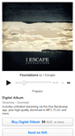 Mobile Screenshot of iescape.bandcamp.com