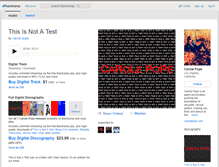 Tablet Screenshot of carolepope.bandcamp.com
