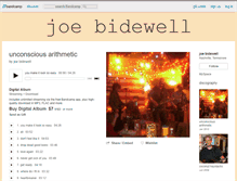 Tablet Screenshot of joebidewell.bandcamp.com