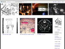 Tablet Screenshot of daggerz.bandcamp.com