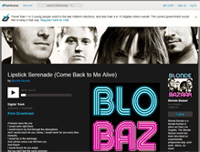 Tablet Screenshot of blondebazaar.bandcamp.com