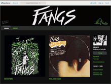 Tablet Screenshot of fangs.bandcamp.com