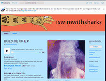 Tablet Screenshot of iswimwithsharks.bandcamp.com