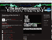 Tablet Screenshot of beatconception.bandcamp.com