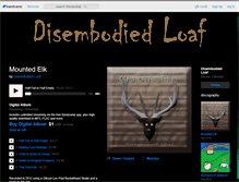 Tablet Screenshot of disembodiedloaf.bandcamp.com