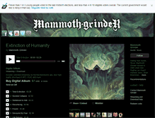 Tablet Screenshot of mammothgrinderband.bandcamp.com