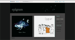 Desktop Screenshot of epigram.bandcamp.com