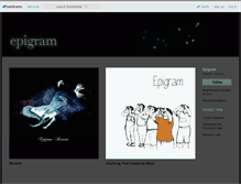 Tablet Screenshot of epigram.bandcamp.com