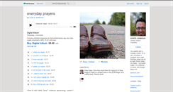 Desktop Screenshot of everydayprayers.bandcamp.com