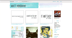 Desktop Screenshot of matthenshaw.bandcamp.com