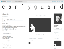 Tablet Screenshot of earlyguard.bandcamp.com