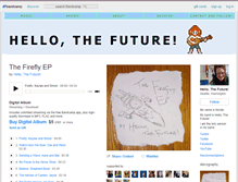 Tablet Screenshot of hello-the-future.bandcamp.com