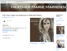 Tablet Screenshot of heathermariemarsden.bandcamp.com