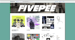 Desktop Screenshot of fivepee.bandcamp.com