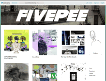 Tablet Screenshot of fivepee.bandcamp.com