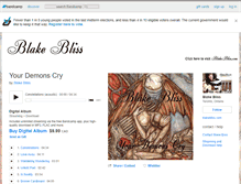 Tablet Screenshot of blakebliss.bandcamp.com