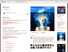 Tablet Screenshot of littleredlung.bandcamp.com
