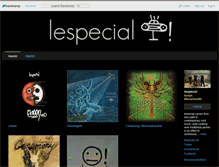 Tablet Screenshot of lespecial.bandcamp.com