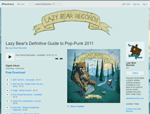 Tablet Screenshot of lazybearrecords.bandcamp.com