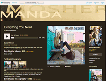 Tablet Screenshot of mandamosher.bandcamp.com