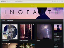 Tablet Screenshot of inofaith.bandcamp.com