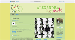 Desktop Screenshot of alexandrascott.bandcamp.com