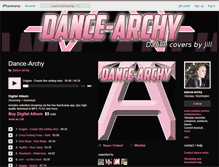 Tablet Screenshot of dance-archy.bandcamp.com