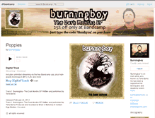 Tablet Screenshot of burningboy.bandcamp.com