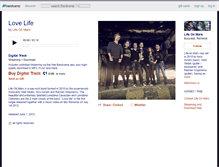 Tablet Screenshot of lifeonmarsband.bandcamp.com