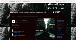 Desktop Screenshot of misanthropicdarkambientcircle.bandcamp.com