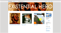 Desktop Screenshot of existentialhero.bandcamp.com