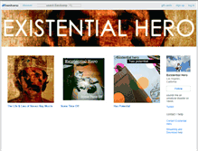 Tablet Screenshot of existentialhero.bandcamp.com