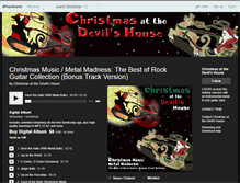 Tablet Screenshot of christmasatthedevilshouse.bandcamp.com