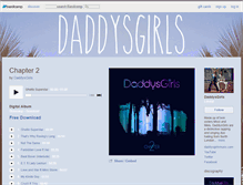 Tablet Screenshot of daddysgirls.bandcamp.com