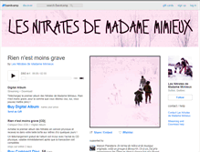 Tablet Screenshot of lesnitratesdemadamemimieux.bandcamp.com