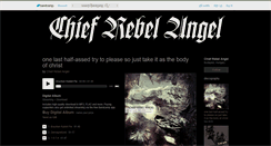 Desktop Screenshot of chiefrebelangel.bandcamp.com