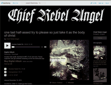 Tablet Screenshot of chiefrebelangel.bandcamp.com