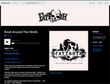 Tablet Screenshot of fattooth.bandcamp.com