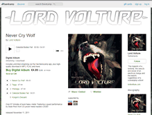 Tablet Screenshot of lordvolture.bandcamp.com