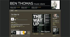 Desktop Screenshot of benthomasonline.bandcamp.com
