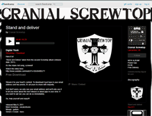 Tablet Screenshot of cranialscrewtop.bandcamp.com