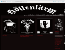 Tablet Screenshot of hollenlarm.bandcamp.com