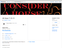 Tablet Screenshot of considerahorse.bandcamp.com