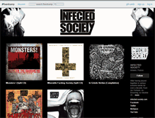 Tablet Screenshot of infectedsociety.bandcamp.com