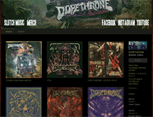 Tablet Screenshot of dopethrone.bandcamp.com