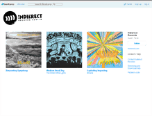 Tablet Screenshot of indierect.bandcamp.com