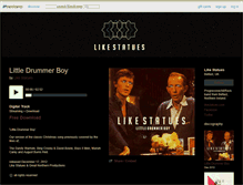 Tablet Screenshot of likestatues.bandcamp.com