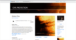 Desktop Screenshot of civilprotection.bandcamp.com